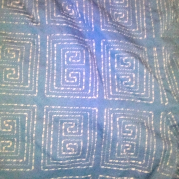 Talbot black pants with brown embroidery detail - Picture 2 of 3